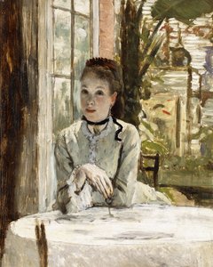 En kvinde i et elegant interiør, af James Jacques Joseph Tissot