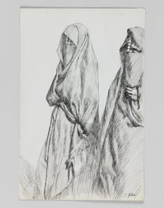 En vej på Oliebjerget, illustration fra Vor Herre Jesu Kristi liv af James Jacques Joseph Tissot