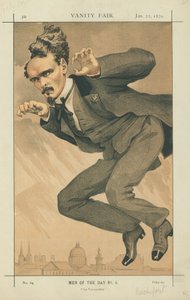 Henri Rochefort, La Voyoucratie, 22. januar 1870, Vanity Fair tegneserie af James Jacques Joseph Tissot