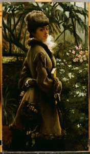 I Væksthuset, c.1867-69 af James Jacques Joseph Tissot