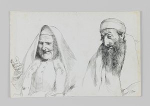 Jøde og jøde, illustration fra Vor Herre Jesu Kristi liv af James Jacques Joseph Tissot