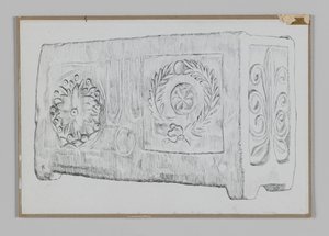 Jødisk ossuary, illustration fra Vor Herre Jesu Kristi liv af James Jacques Joseph Tissot