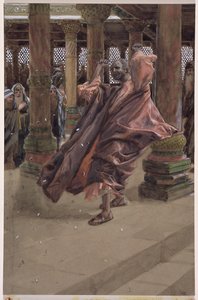Judas Repents and Returns the Money, illustration til The Life of Christ, ca. 1886-94 (wc & gouache på pap) af James Jacques Joseph Tissot
