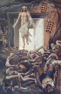La Resurrection - The Resurrection - from “” The Life of Our Lord Jesus Christ ”” - 1899 by James Tissot - La vie de notre seigneur Jesus Christ, by Jacques Josephdani af James Jacques Joseph Tissot