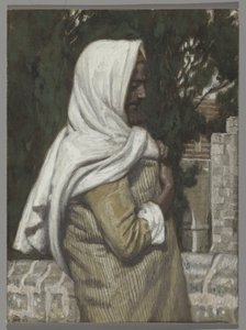 Lazarus, illustration til The Life of Christ, ca. 1886-94 (wc & gouache på pap) af James Jacques Joseph Tissot