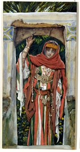 Maria Magdalene før sin omvendelse, illustration til Kristi liv, ca. 1886-96 (wc på papir) af James Jacques Joseph Tissot