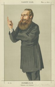 Anthony John Mundella (farve litho) af James Jacques Joseph Tissot