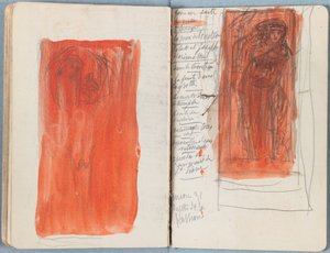 Sider fra et album med Sketches for The Life of Our Lord Jesus Christ, slutningen af 1880