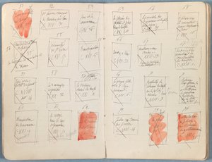 Sider fra et album med Sketches for The Life of Our Lord Jesus Christ, slutningen af 1880