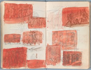 Sider fra et album med Sketches for The Life of Our Lord Jesus Christ, slutningen af 1880