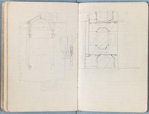 Sider fra et album med Sketches for The Life of Our Lord Jesus Christ, slutningen af 1880
