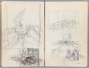 Sider fra et album med Sketches for The Life of Our Lord Jesus Christ, slutningen af 1880