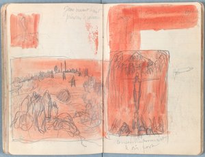 Sider fra et album med Sketches for The Life of Our Lord Jesus Christ, slutningen af 1880