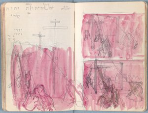 Sider fra et album med Sketches for The Life of Our Lord Jesus Christ, slutningen af 1880