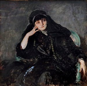 Portræt af Anna-Elisabeth, grevinde Mathieu de Noailles 1876-1933, 1912. af James Jacques Joseph Tissot