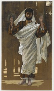 Saint Bartholomew, illustration til The Life of Christ, ca. 1886-94 (wc & gouache på pap) af James Jacques Joseph Tissot