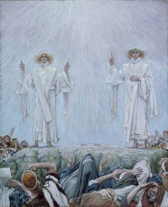 The Ascension, illustration til The Life of Christ, ca. 1884-96 (wc & gouache på pap) af James Jacques Joseph Tissot