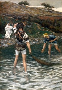 The Calling of St. Peter and St. Andrew, illustration til The Life of Christ, ca. 1886-94 af James Jacques Joseph Tissot