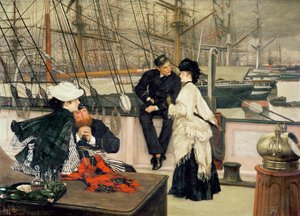 Kaptajnen og styrmanden, 1873 af James Jacques Joseph Tissot
