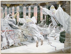 De døde optræder i templet, illustration til The Life of Christ, ca. 1886-96 (gouache på pap) af James Jacques Joseph Tissot