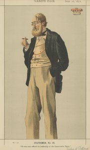Hertugen af Rutland (farve litho) af James Jacques Joseph Tissot