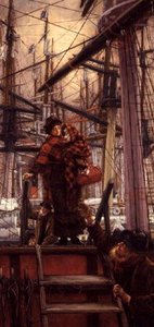 Emigranterne eller en hjælpende hånd af James Jacques Joseph Tissot