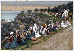 The Sick Waiting for Jesus to Pass By, illustration til The Life of Christ, ca. 1884-96 (wc & gouache på pap) af James Jacques Joseph Tissot