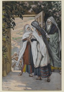 The Visitation, illustration til The Life of Christ, ca. 1886-94 (wc på papir) af James Jacques Joseph Tissot