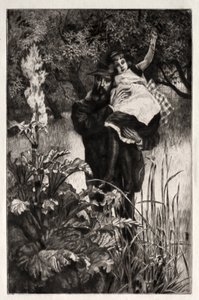The Widower (ætsning og koldnål) af James Jacques Joseph Tissot