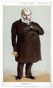 Den eneste mand, der nogensinde er kendt for at få hr. Gladstone til at smile, 1871 af James Jacques Joseph Tissot