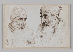 Jødetyper, Jerusalem, illustration fra Vor Herre Jesu Kristi liv (blæk på papir) af James Jacques Joseph Tissot