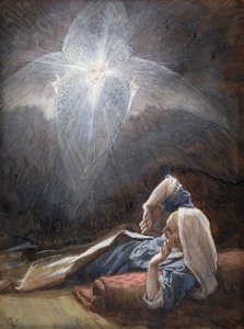 Vision of St. Joseph, illustration til The Life of Christ, ca. 1886-94 (gouache på pap) af James Jacques Joseph Tissot