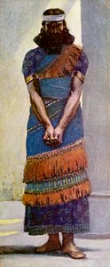 Haggai af J James Tissot - Bibelen af James Jacques Joseph after Tissot