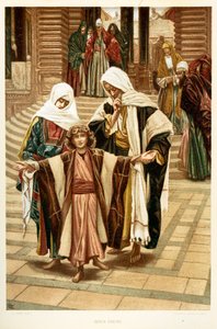 Jesus fundet, Sankt Lukas - Kapitel 2 - Bibelen af James Jacques Joseph after Tissot