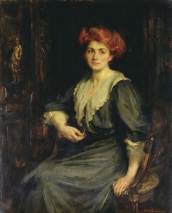 Miss Chloe Preston, ca. 1909 (olie på lærred)