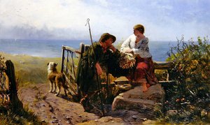 The Trysting Place (olie på lærred)