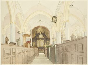 Interiør af Peterskirken af James Johnson