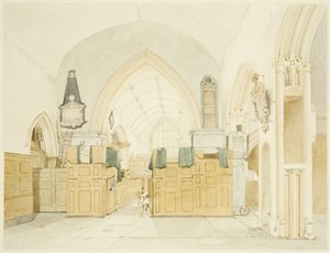 Interiør af Sankt Filips Kirke af James Johnson