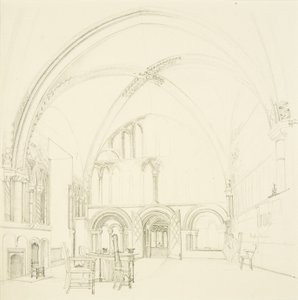 Interiør af Chapter House of Bristol Cathedral af James Johnson