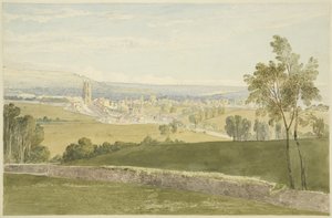 Keynsham fra Durley Hill af James Johnson