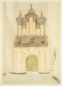 Orgel og orgelloft af St Mary Redcliffe af James Johnson