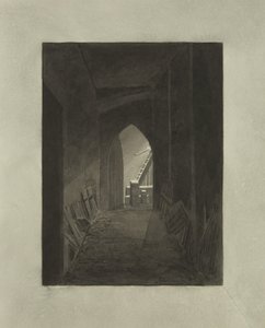 Formodede Crypt of the Church, som tidligere stod på hjørnet af High Street og Wine Street af James Johnson