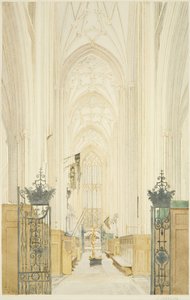Tværarm af St Mary Redcliffe, ser mod syd af James Johnson