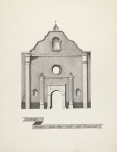 Mission San Luis Rey de Francia af James Jones