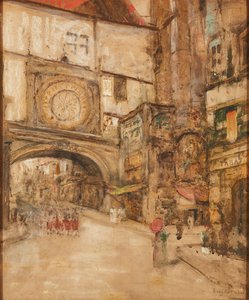 A Street Corner, Paris (blandet medier)