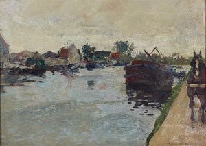 The Tow Path (olie på lærred)