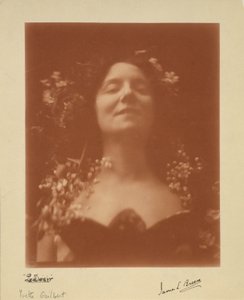 "The Desire": portræt af Yvette Guilbert, 1896 af James L. Breese