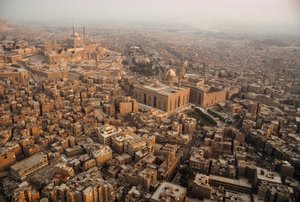 Luftfoto af Cairo. CAIRO, EGYPT.