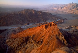 Al Jabal al Akhdar-området, Nakhl til Jabal ash Sham, Oman. Udsigt fra luften. OMAN, DEN ARABISKE HALVØ.