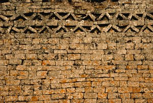 Stenmur ved GREAT ZIMBABWE RUINS, ZIMBABWE . af James L Stanfield